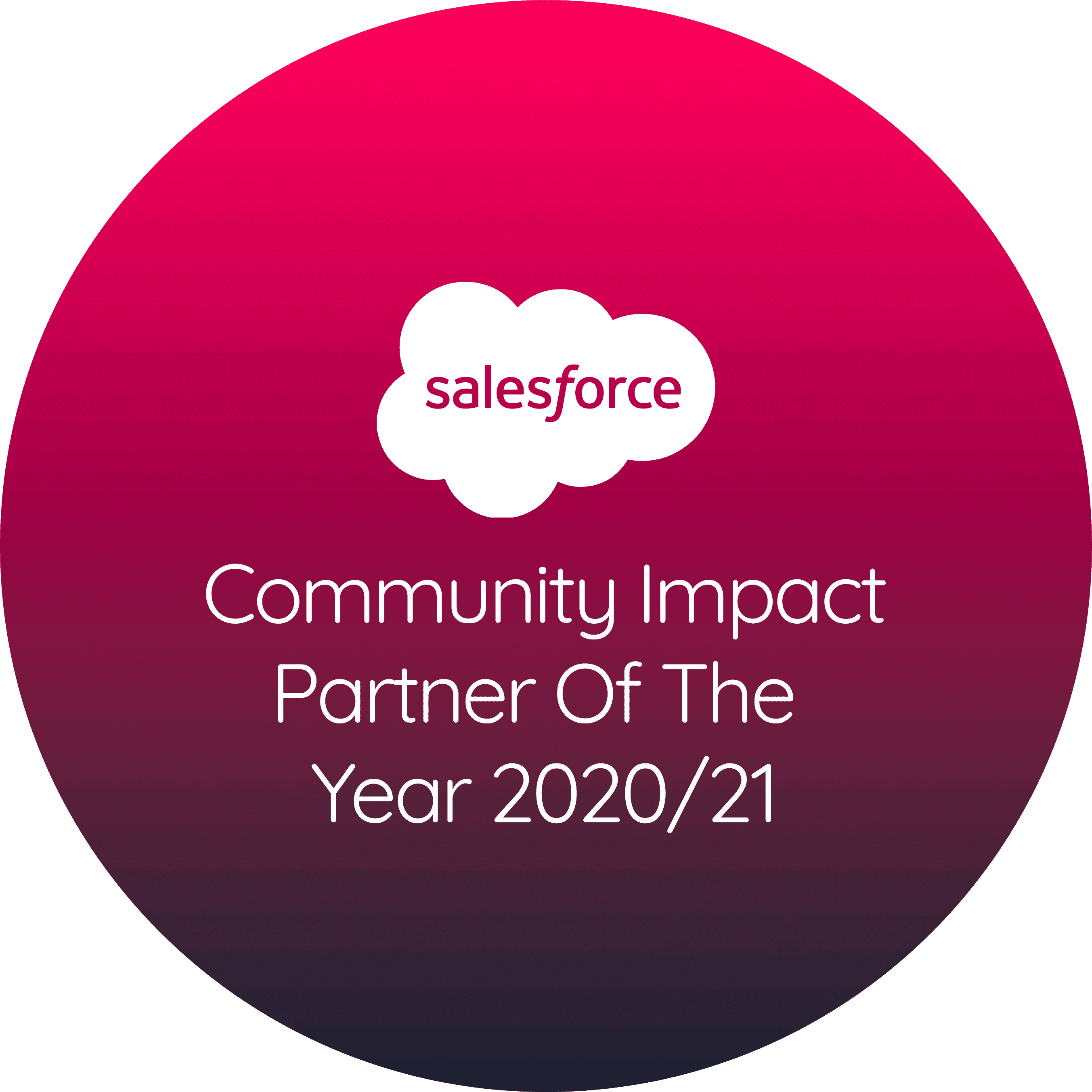 Salesforce community impact partner of the year 2020/21 specializing in Salesforce implementation and Financial management software integration.