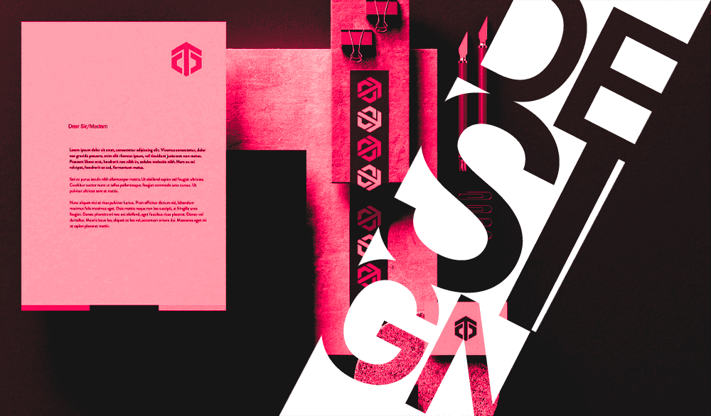 A group of different types of blades on a blue background.